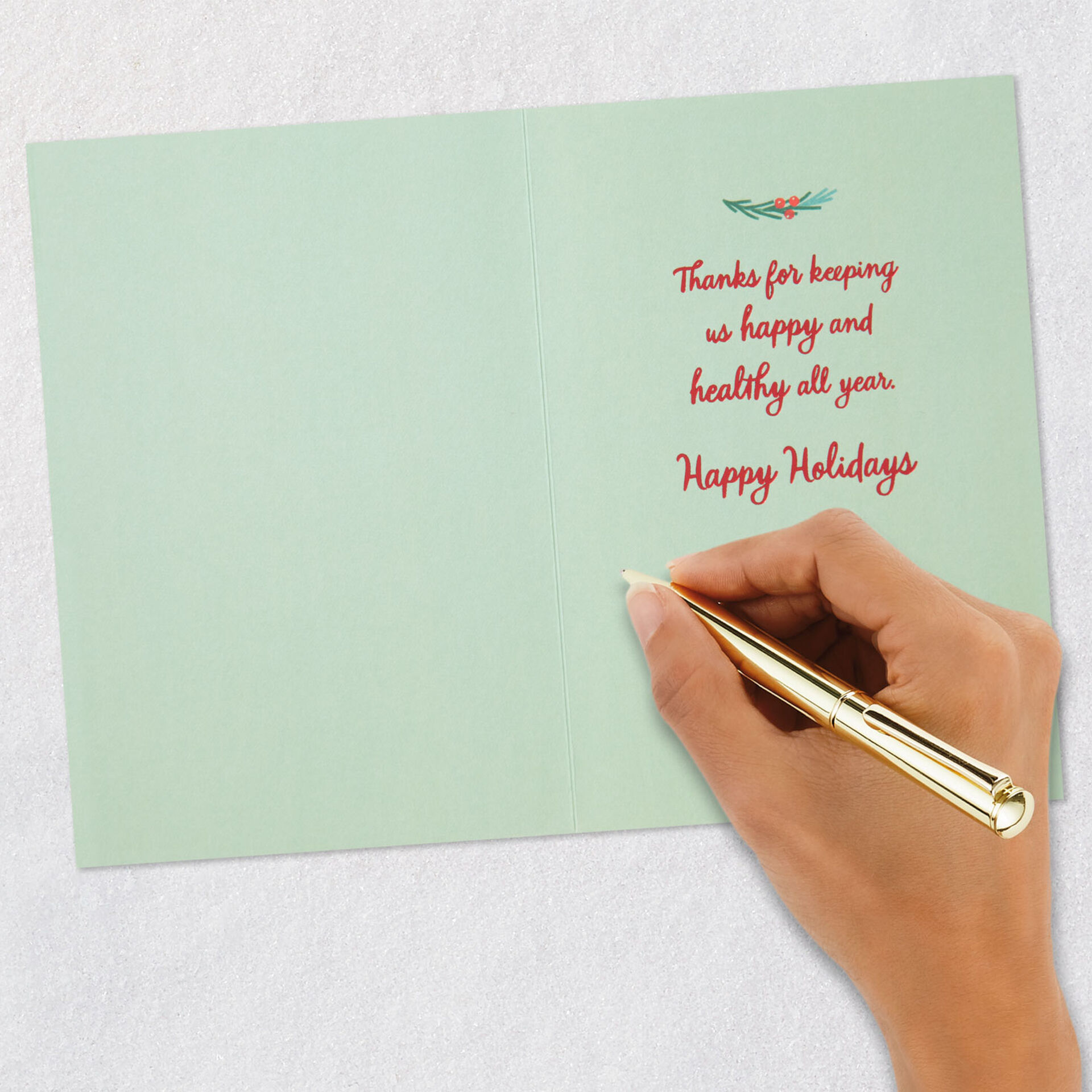 Smiling Santa Tooth Christmas Card for Dentist Greeting Cards Hallmark