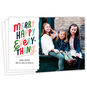 Merry Happy Everything Flat Holiday Photo Card, , large image number 1