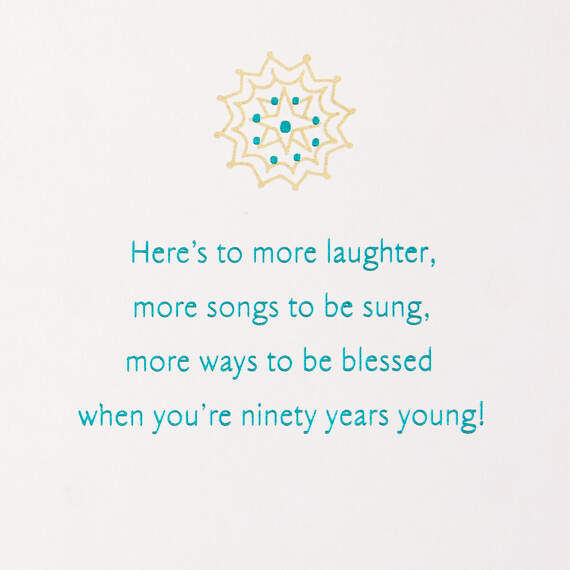 More Laughter 90th Birthday Card, , large image number 2