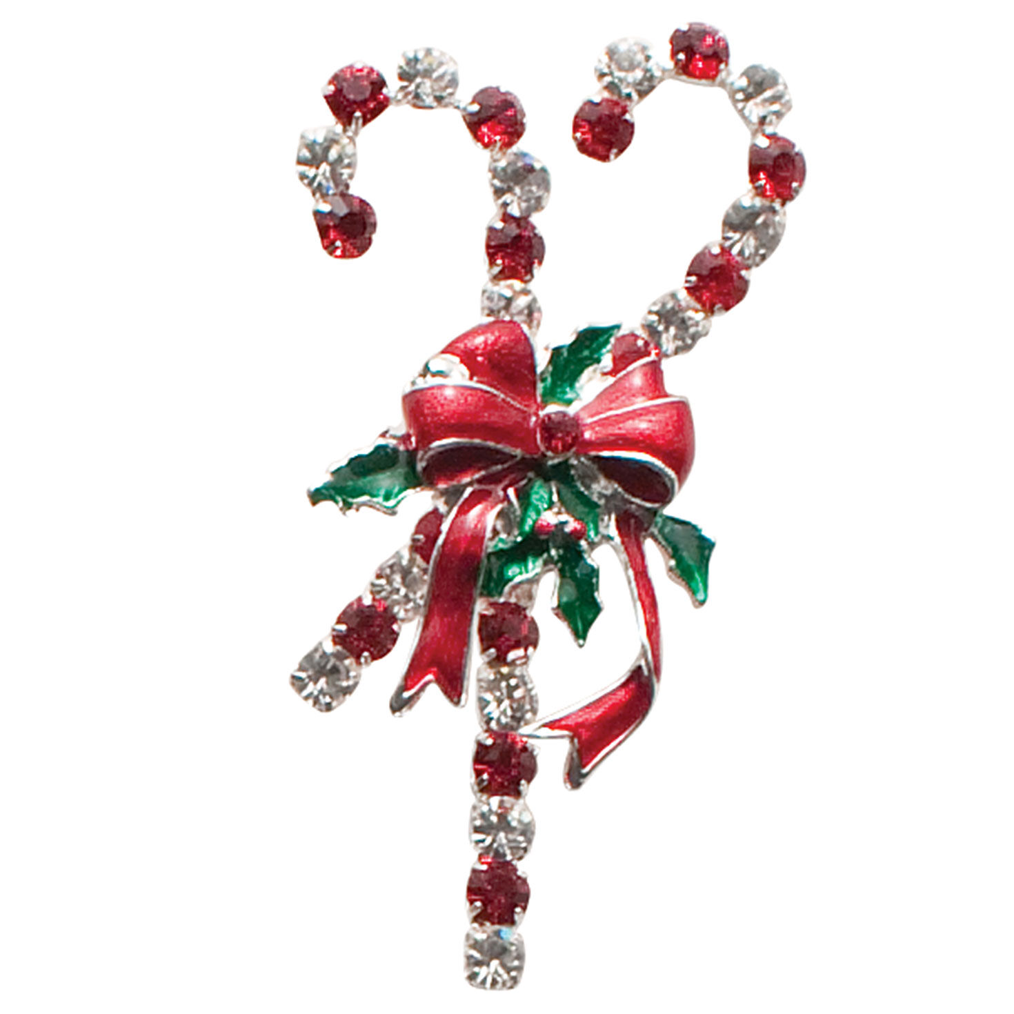 PinMart Christmas Holiday Enamel Lapel Pin Set – 4-Piece Festive Pins With Santa Hat, Candy Cane, NOEL & Nutcracker - View #5