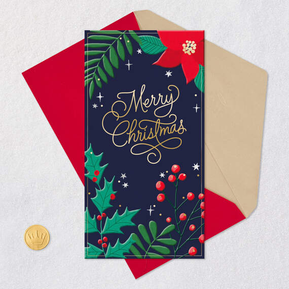 Holly, Jolly Money Holder Christmas Card, , large image number 6