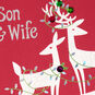Deer With Lights Christmas Card for Son and Wife Card Front Detail image number 5