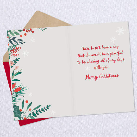 Sharing All My Days With You Christmas Card for Husband, , large image number 3