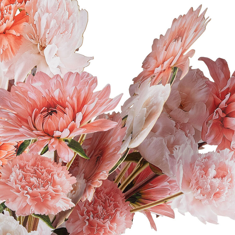 Build-a-Bouquet Pink and White Pop-Up Paper Flowers, , large image number 4