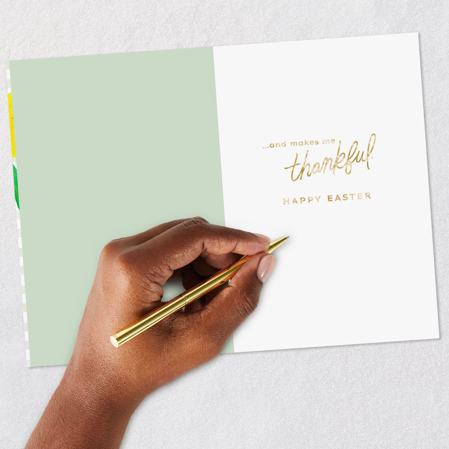 Yellow Daffodils Easter Card for Parents Signing card image number 6