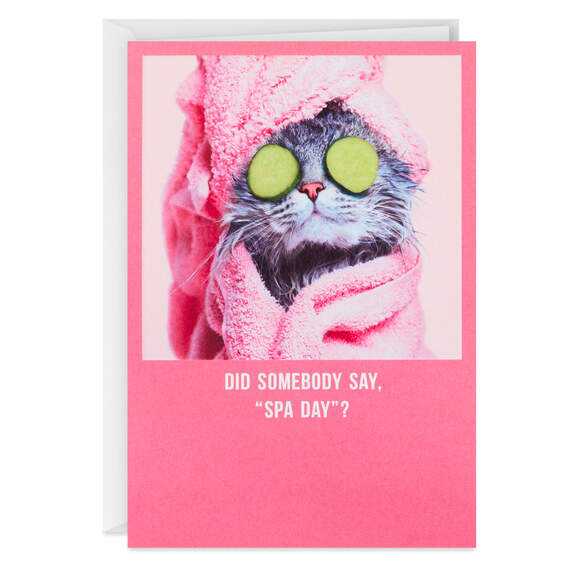 Spa Day Funny Mother's Day Card