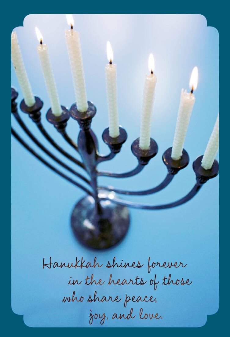 Light the Menorah Hanukkah Card, Pack of 6