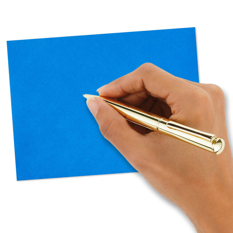 Bright Blue With Multicolor Shapes Envelopes Pack signing card image number 5