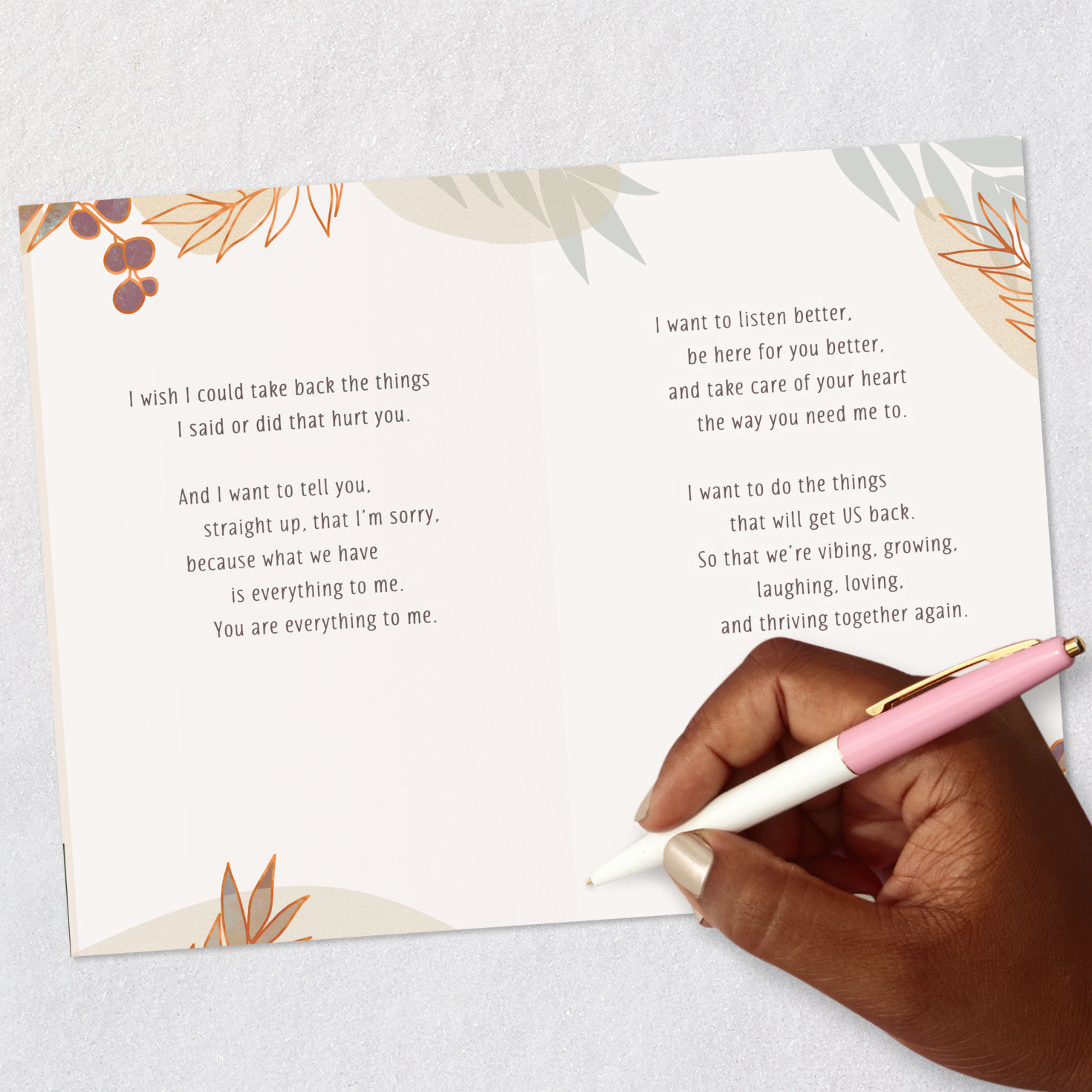 I Want to Get Us Back to a Good Place Card for only USD 4.59 | Hallmark