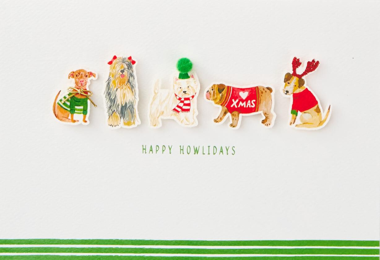 Happy Howlidays Christmas Card