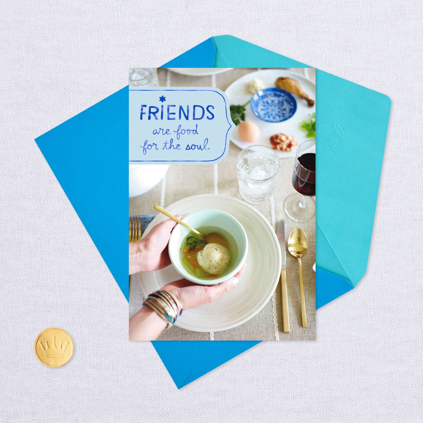 Friends Are Food for the Soul Passover Card for only USD 2.99 | Hallmark