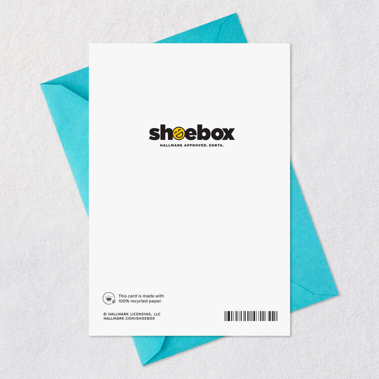 Old Guy in Boxers Funny Birthday Card Card Back with Envelope image number 7