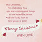 Merry Christmas With Love Christmas Card for Sister, , large image number 2