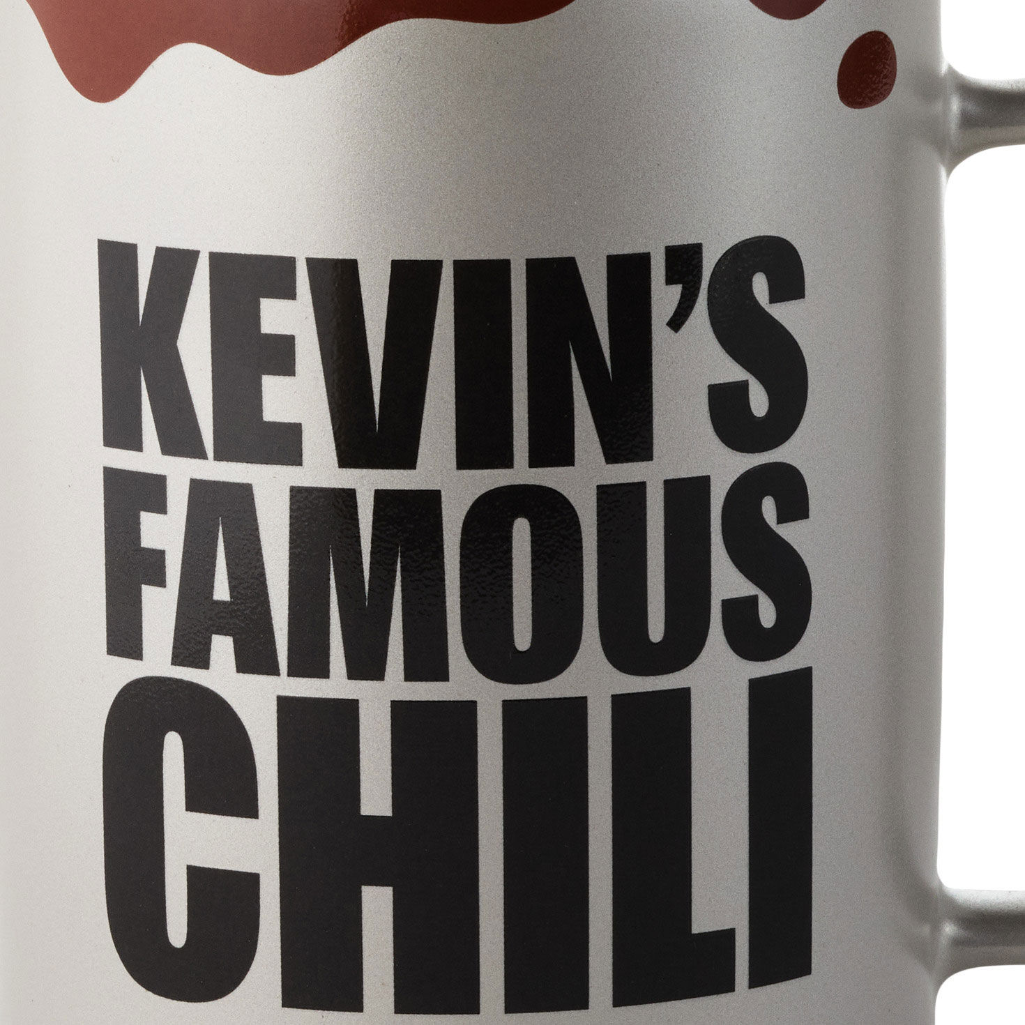 The Office Kevin's Famous Chili Mug closeup view image number 3