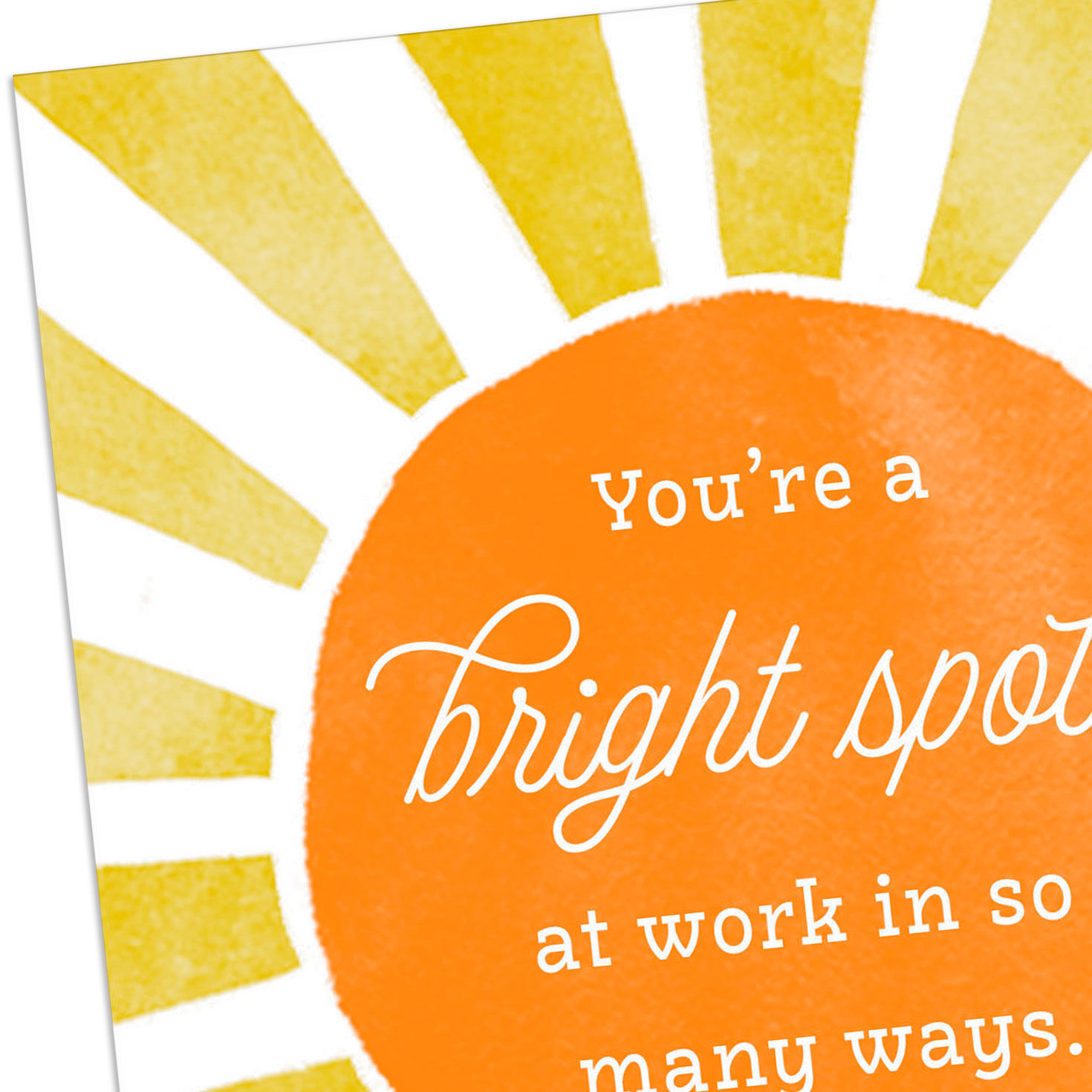 Sun Rays Administrative Professionals Day Card Card Front Detail image number 4