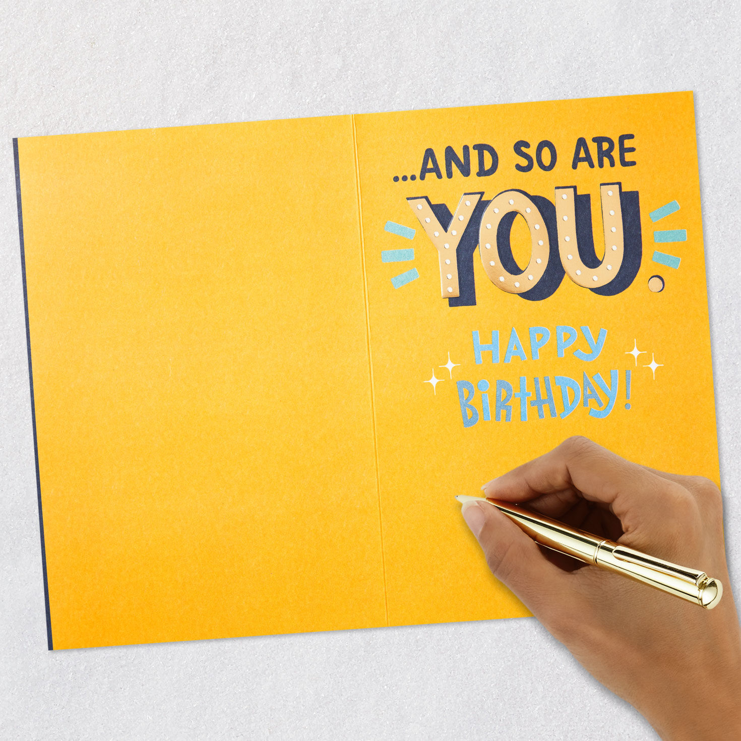 Bold Lettering Birthday Card for Boy Signing card image number 6