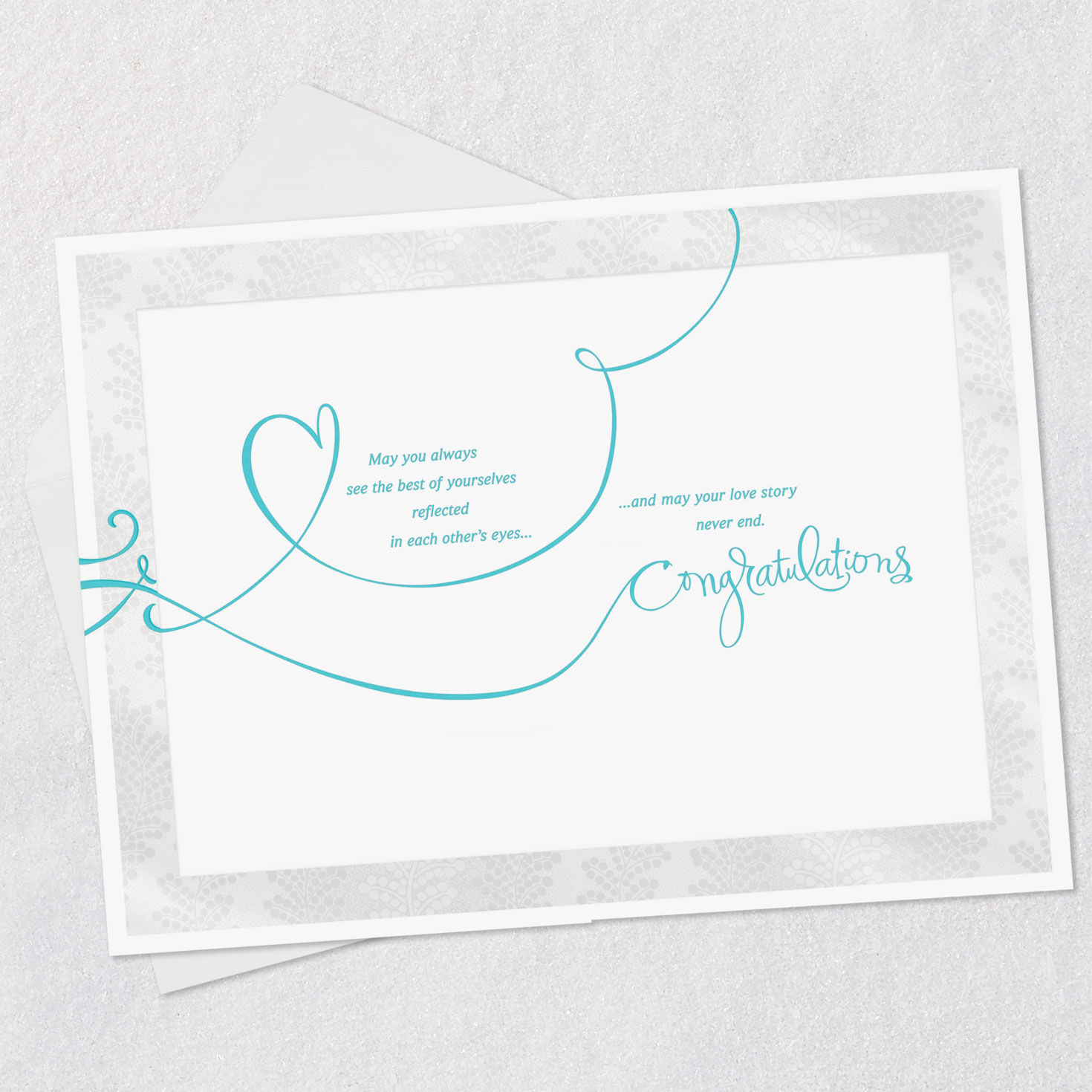 Neverending Love Story Wedding Card, , large image number 4
