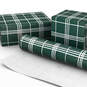 White Plaid on Green Holiday Wrapping Paper, 35 sq. ft., , large image number 2