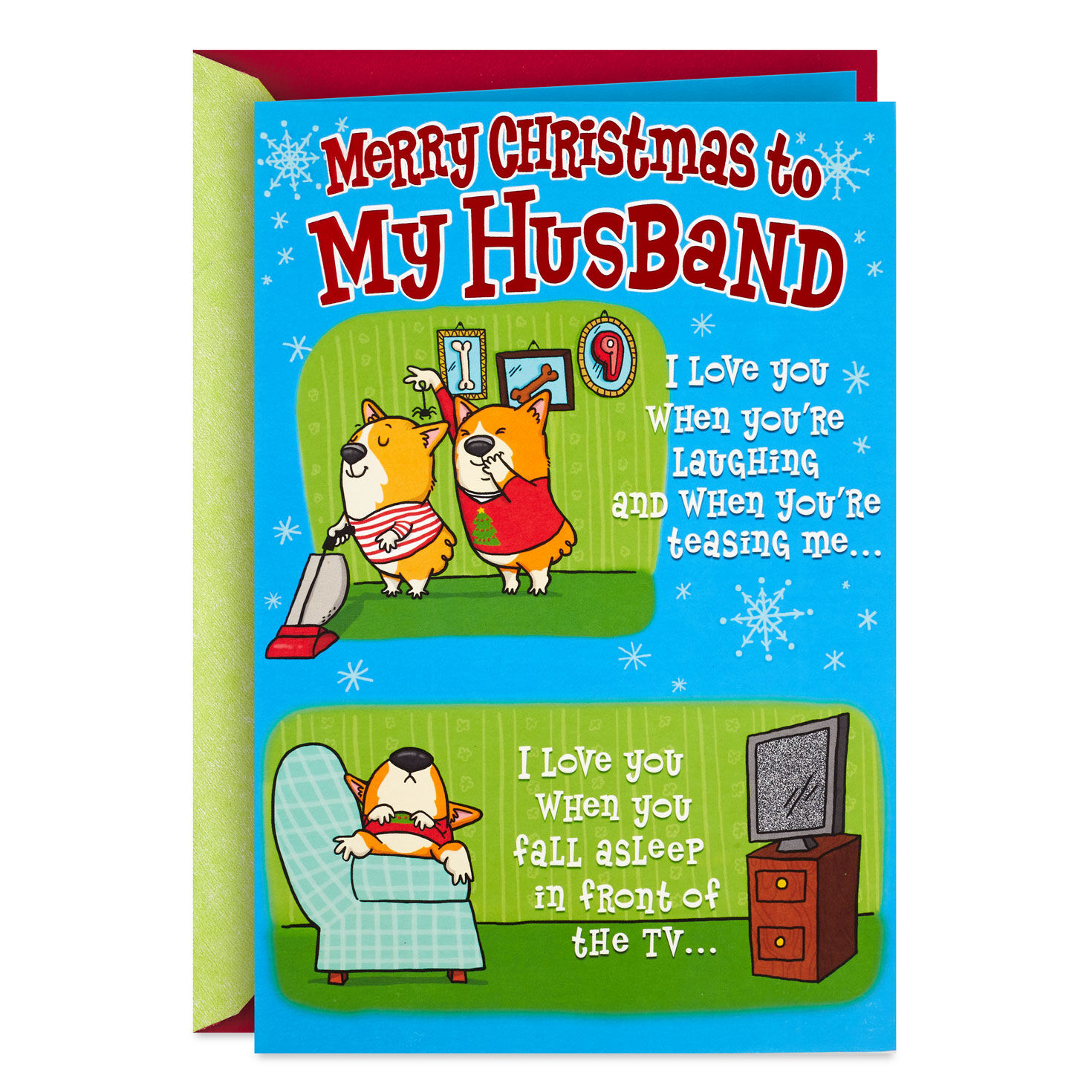 I Love You When Funny Pop-Up Christmas Card for Husband for only USD 5.59 | Hallmark
