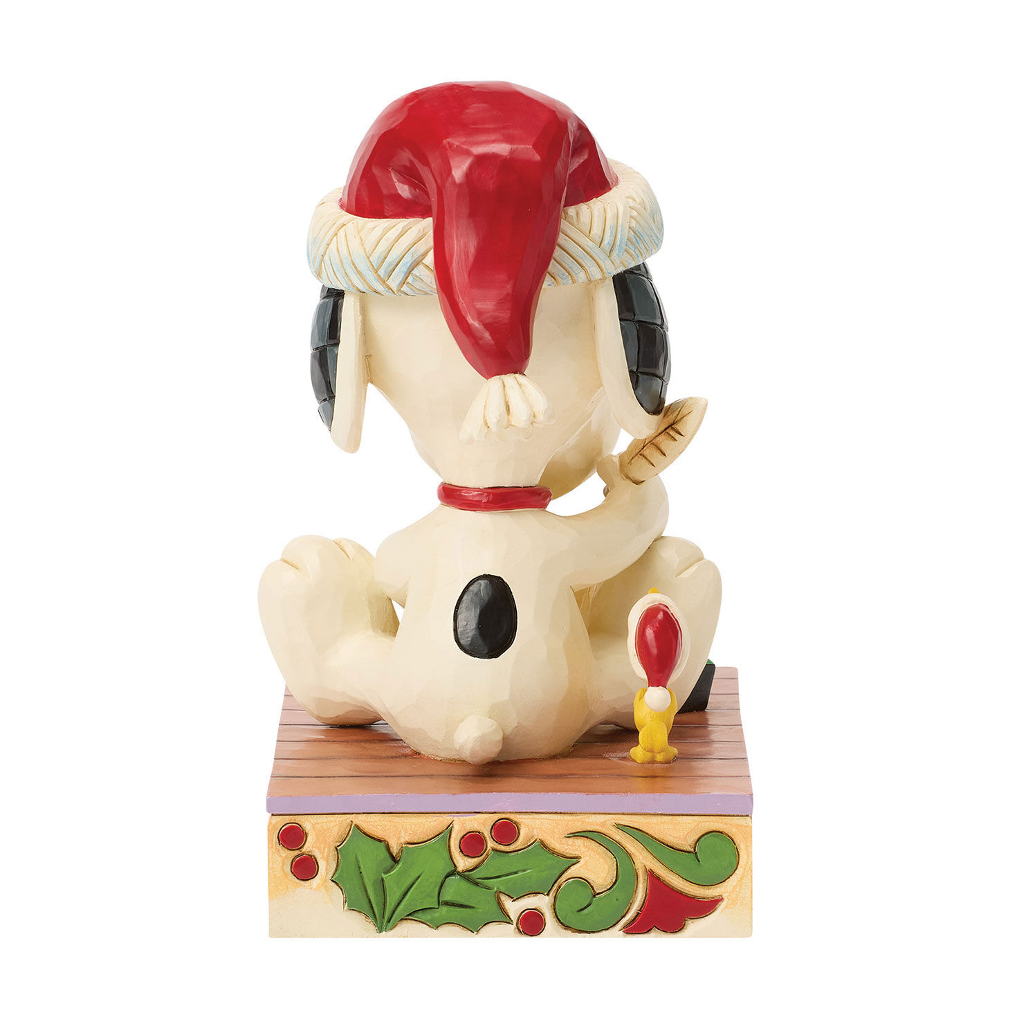 Jim Shore Snoopy Writing Christmas List Statue side image number 4