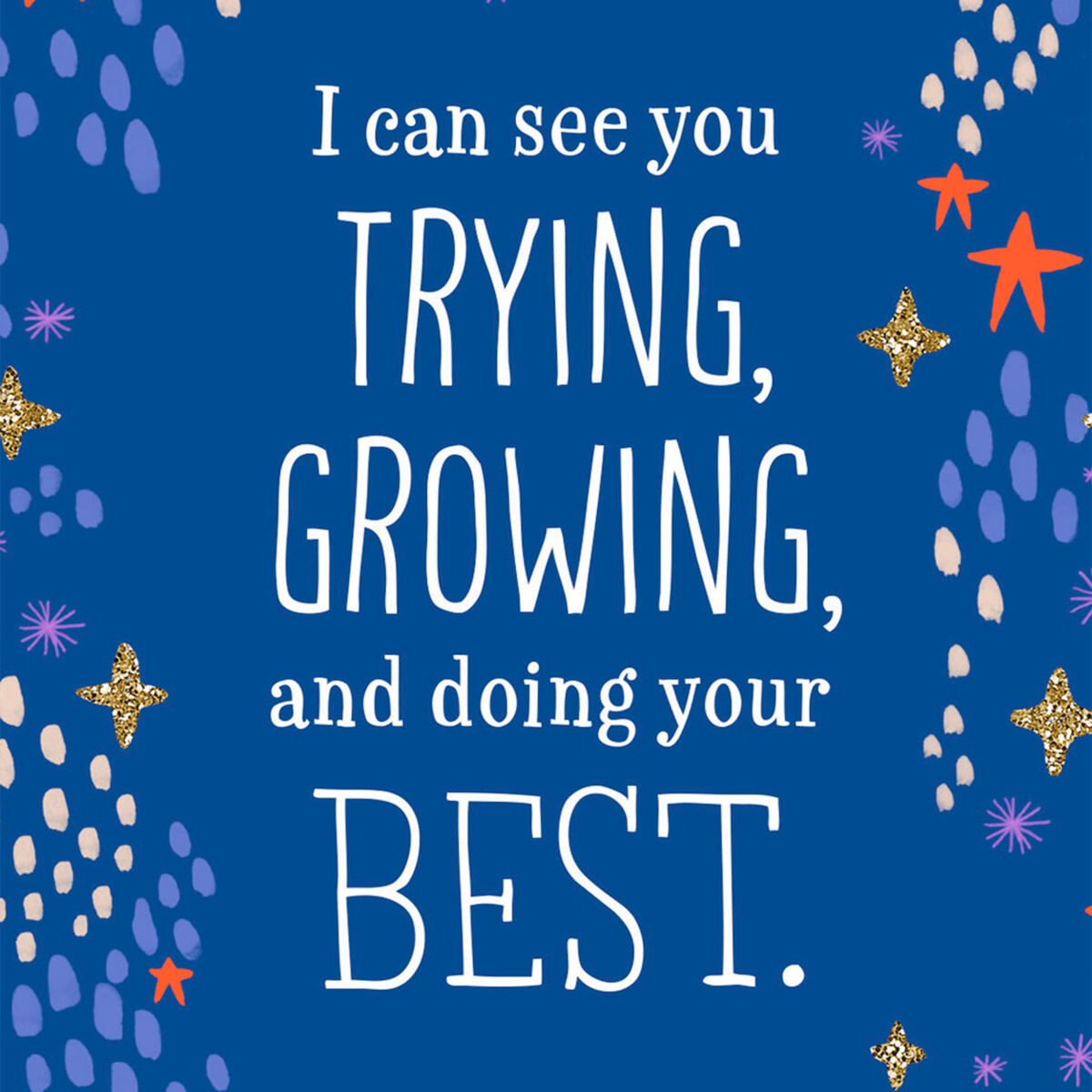I'm Proud of You Doing Your Best Encouragement Card - Greeting Cards - Hallmark
