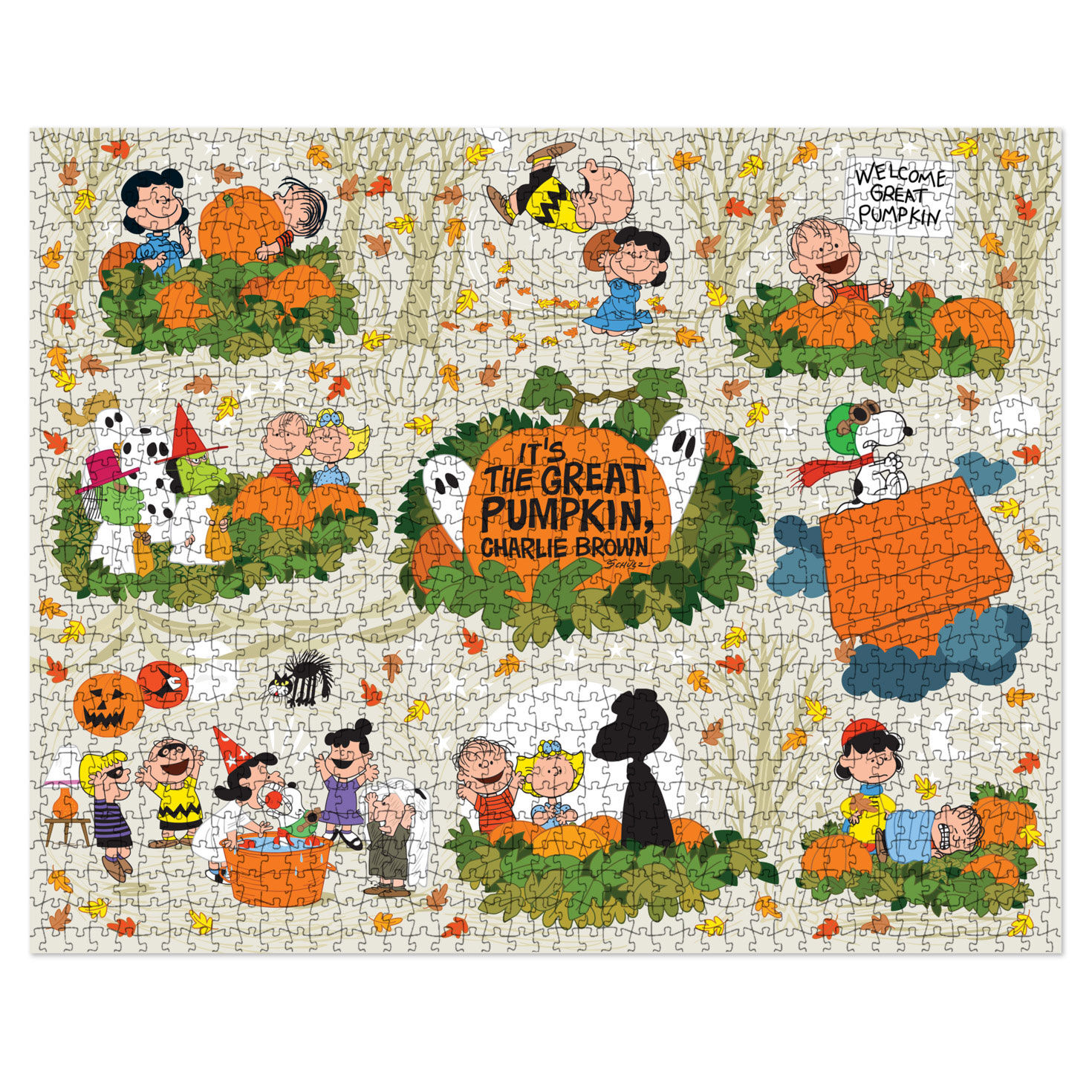 Peanuts Great Pumpkin 60th Anniversary Jigsaw Puzzle front flat image number 4