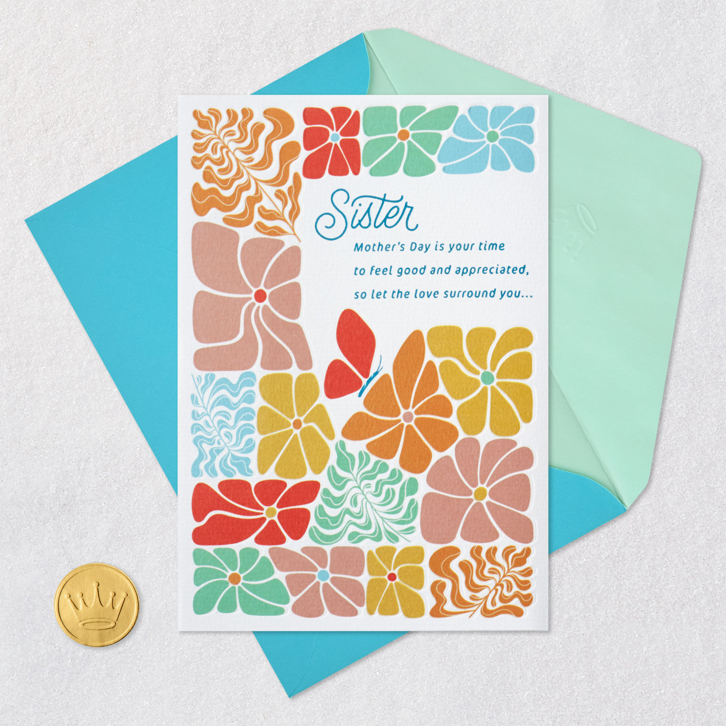 Let the Love Surround You Mother's Day Card for Sister, , large image number 5