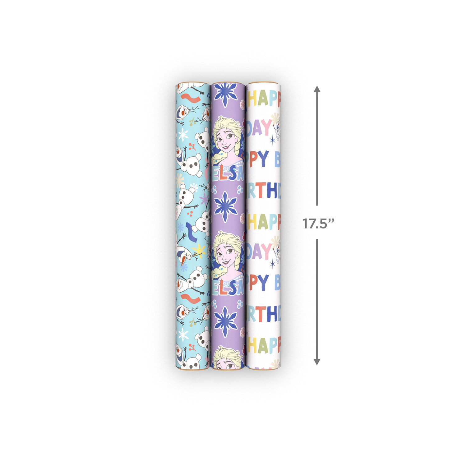 Disney Frozen Mini Gift Wrap Rolls measurement image number 8