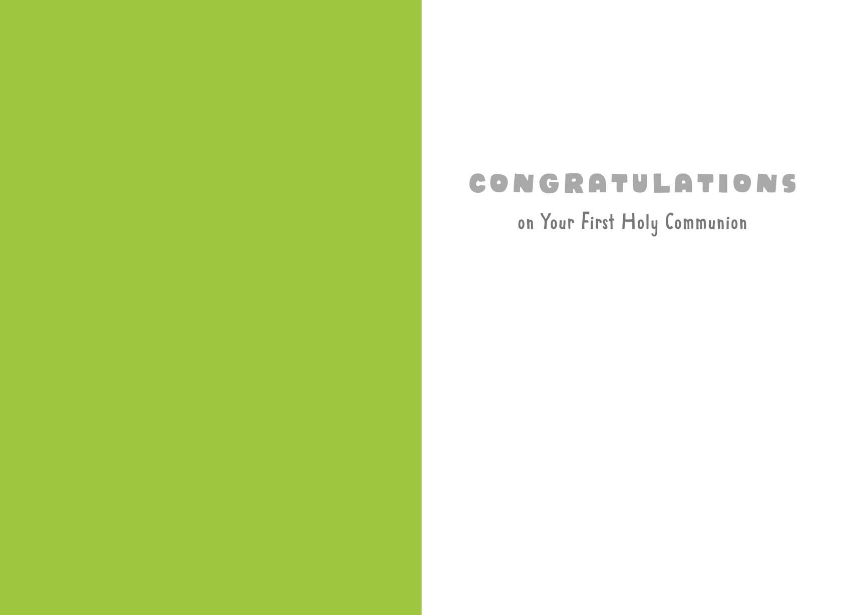 Wishing Lots of Joy to a Special Boy First Communion Card