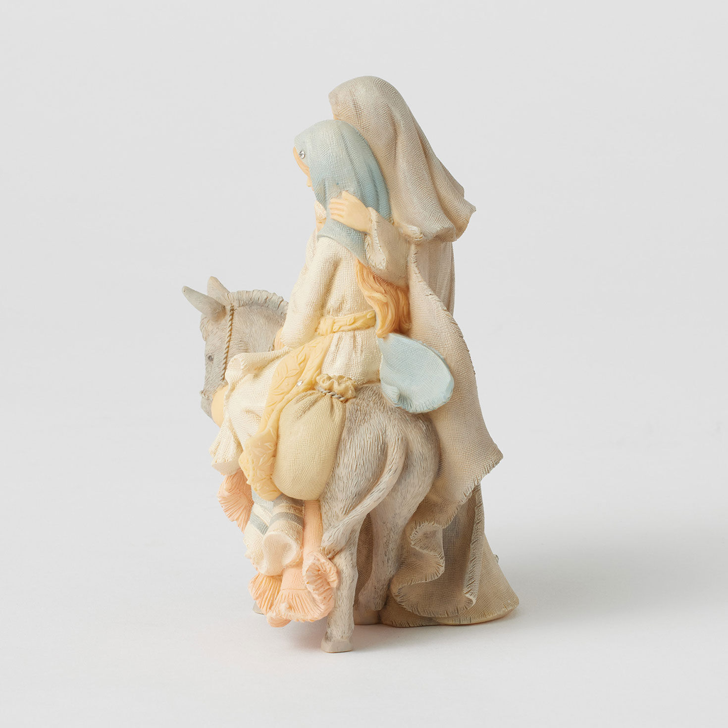 Holy Family With Donkey Jim Shore Statue Side image number 3
