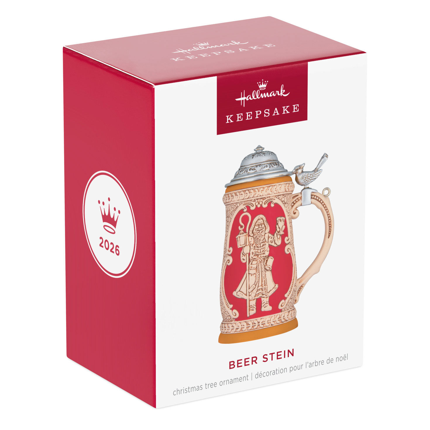 Beer Stein 2026 Keepsake Ornament Package Front image number 7