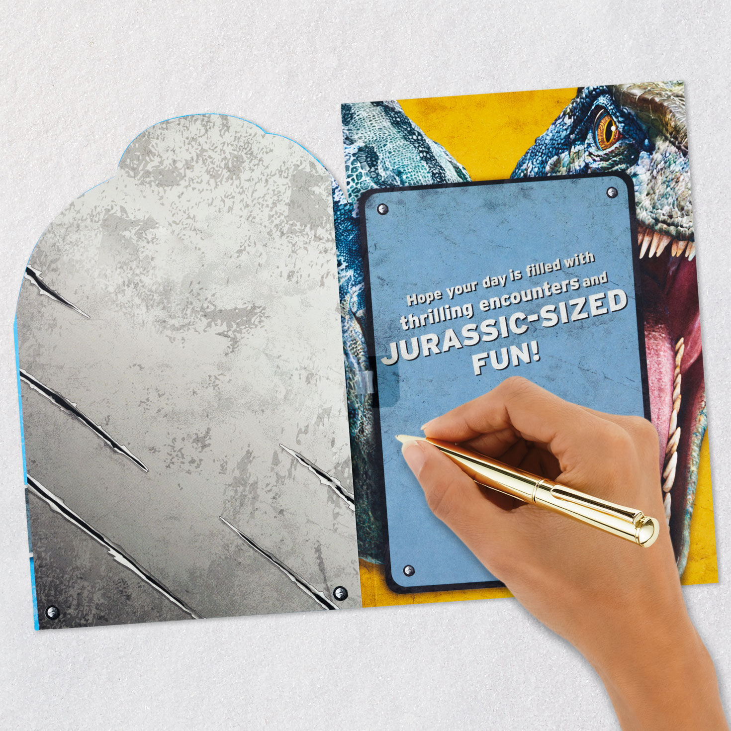 Jurassic World You're Jura-Six Musical 6th Birthday Card, , large image number 6