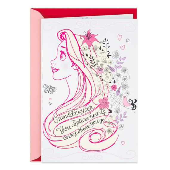 Disney Tangled Rapunzel Valentine's Day Card for Granddaughter, , large image number 1