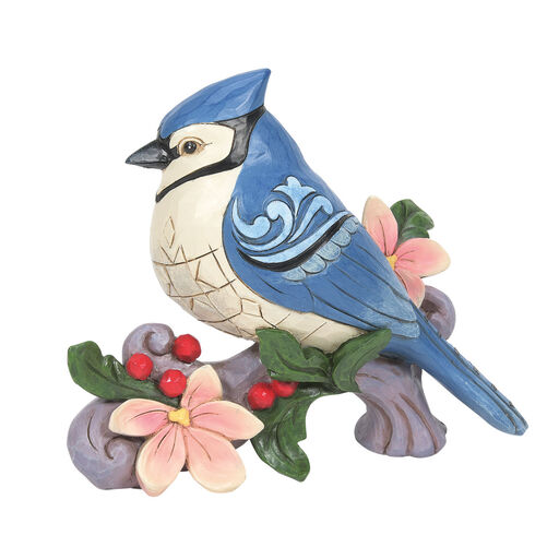 Jim Shore Blue Jay Figurine, 4.5", 