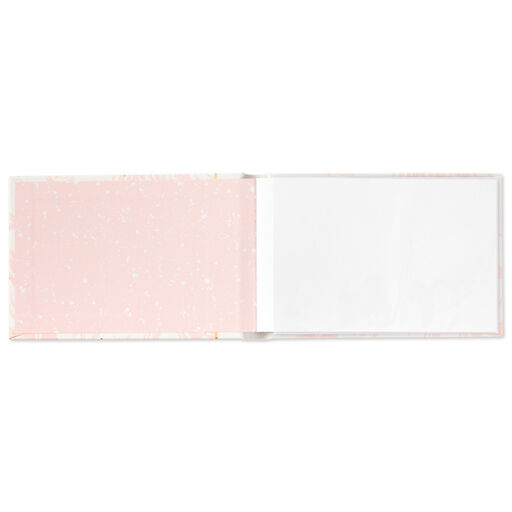 Pink and White Marble Slim Photo Album, 