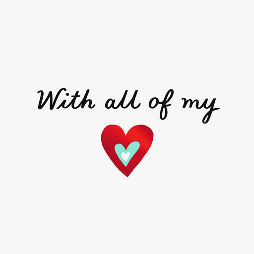 I Heart You Video Greeting Love Card, 