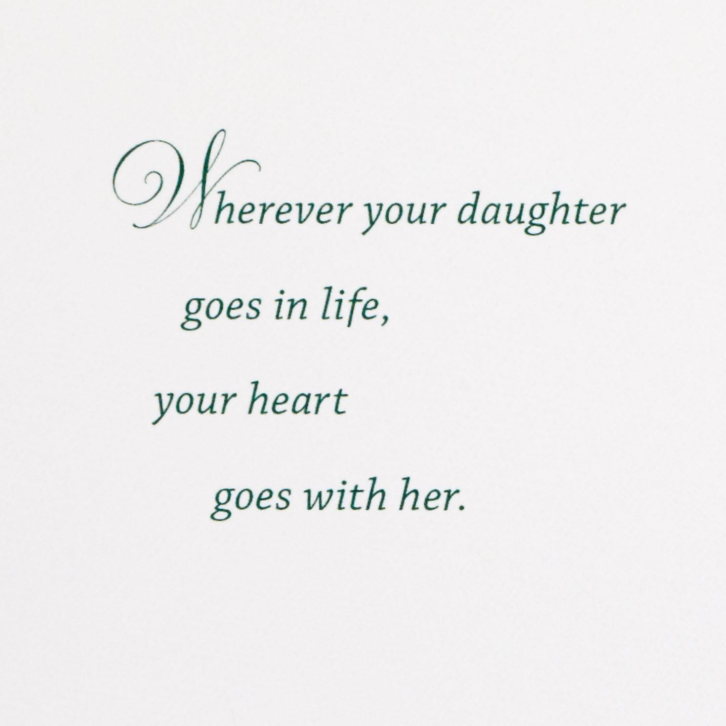 Holiday Wreath Daughter Christmas Card Sentiment image number 2
