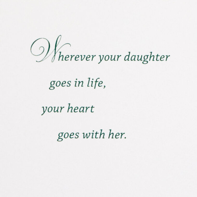 Holiday Wreath Daughter Christmas Card Sentiment image number 2