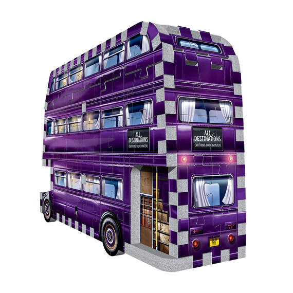 Wrebbit3D Harry Potter Mini Knight Bus 130-Piece Jigsaw Puzzle, , large image number 2
