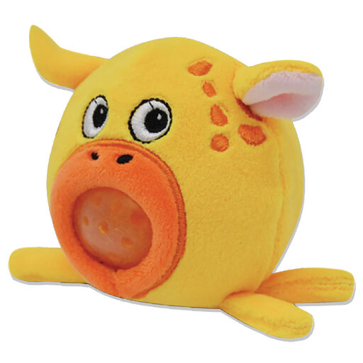 PBJ's Plush Ball Jellies Squeezable Necktarine Giraffe, 