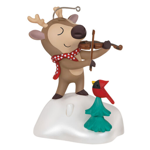 Festive Fiddler Musical Ornament, 