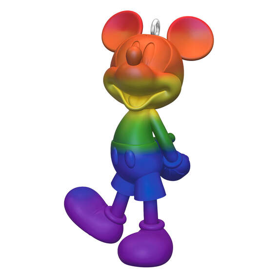 Disney Mickey Mouse Rainbow Mickey Ornament, , large image number 1