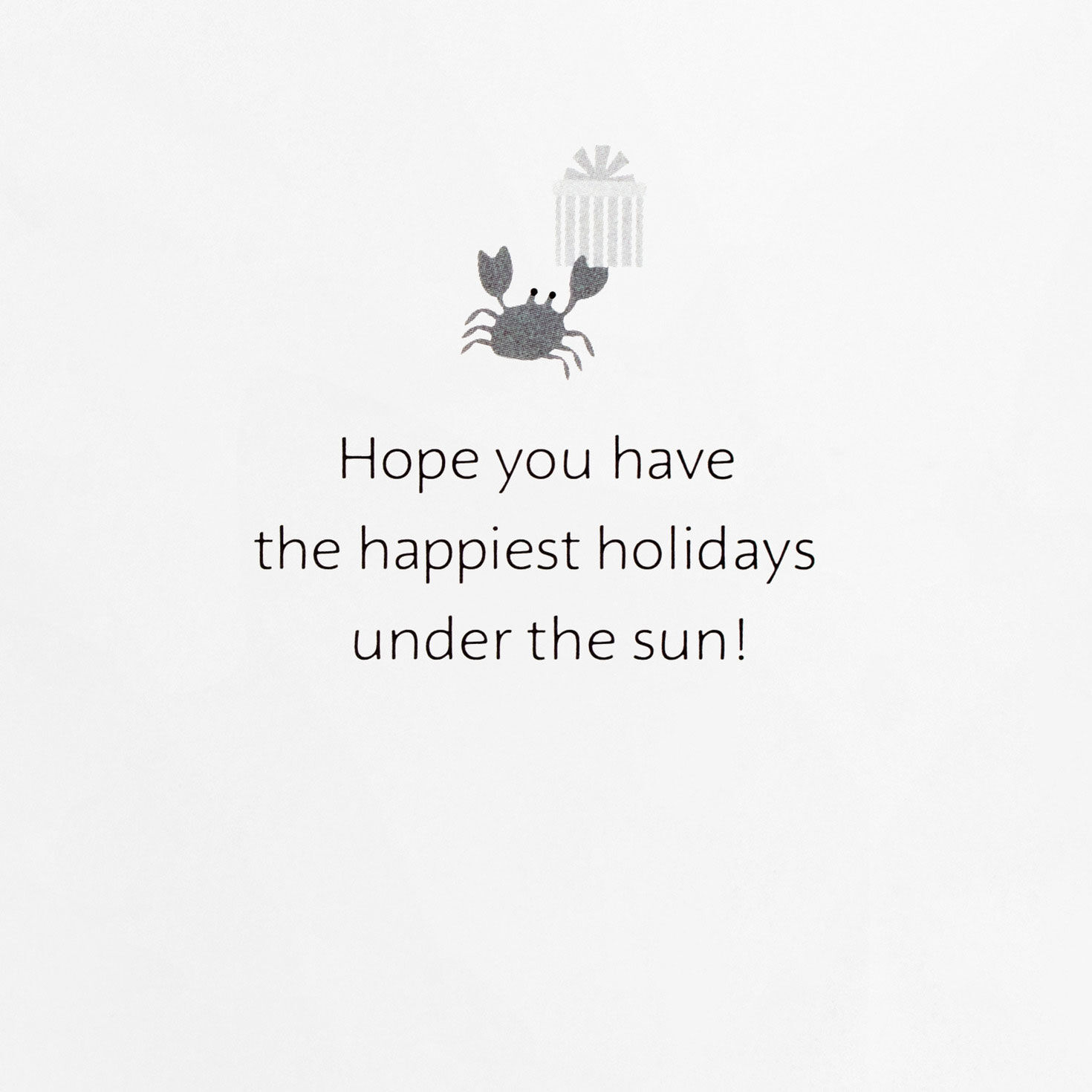 Tropical Santa Boxed Christmas Card Pack sentiment image number 4