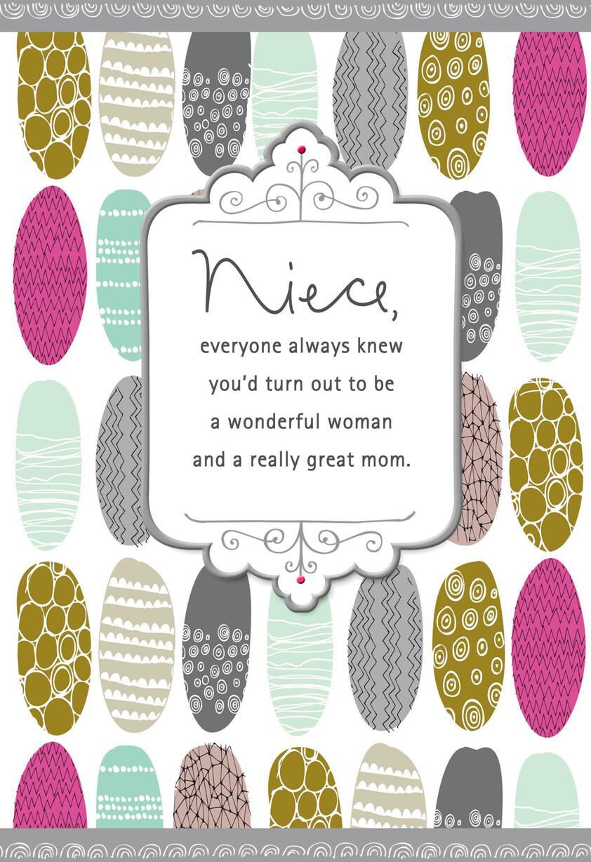 Wonderful Woman Mother's Day Card For Niece