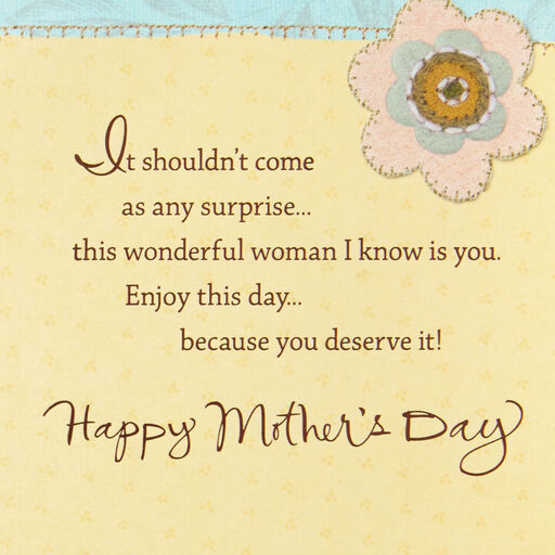 Wonderful Woman and Mom Mother's Day Card for Friend, 
