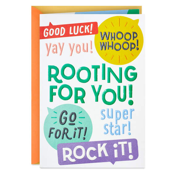 Little World Changers™ I Believe in You Good Luck Card