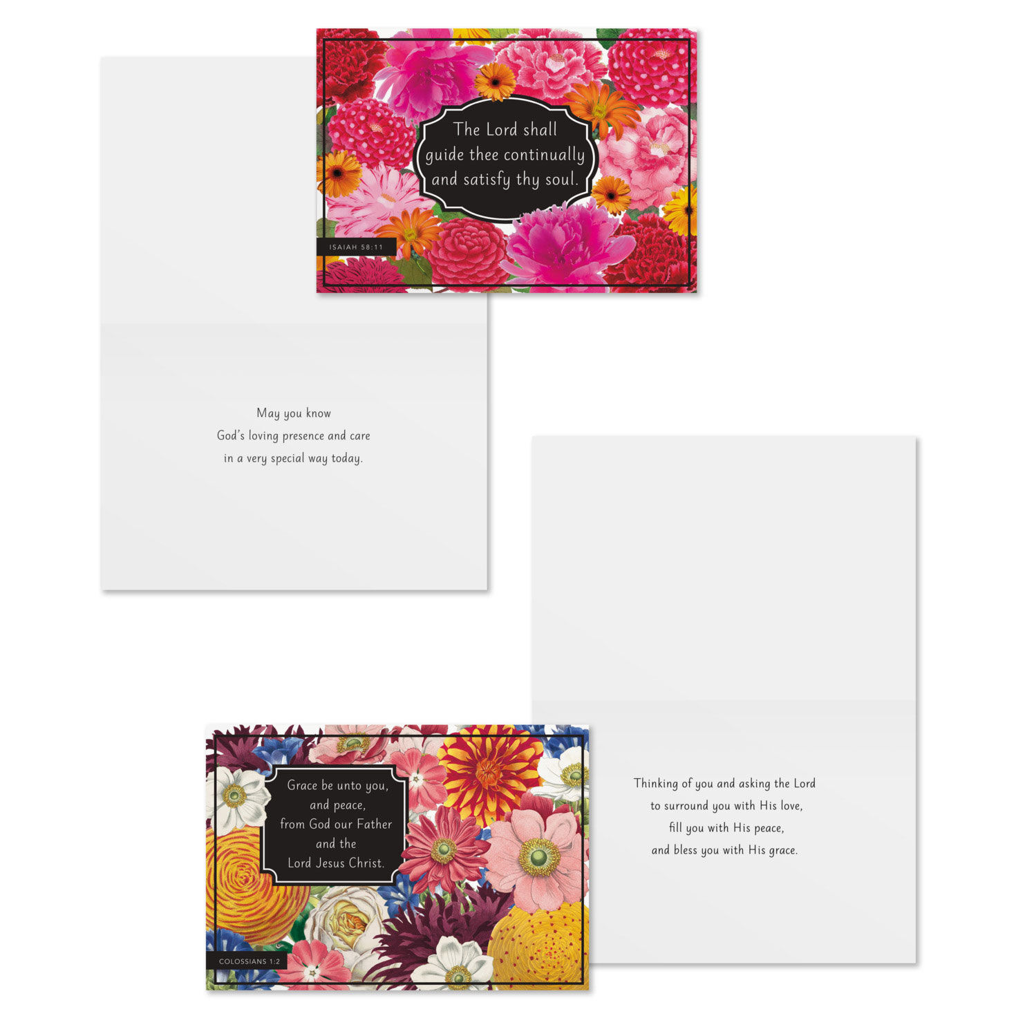 Floral DaySpring Thinking of You Cards Assortment Card Front with Sentiment image number 4