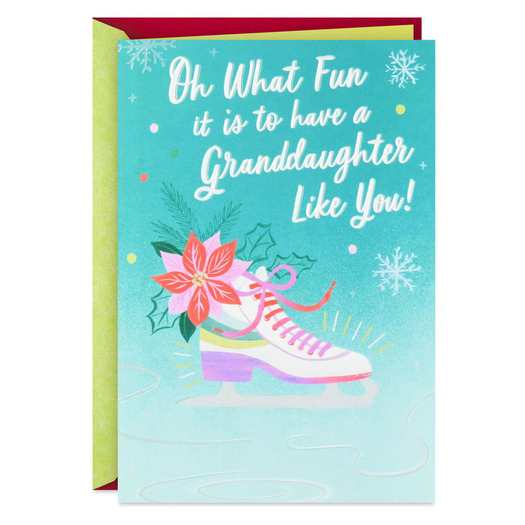 You're One of a Kind Holiday Card for Granddaughter