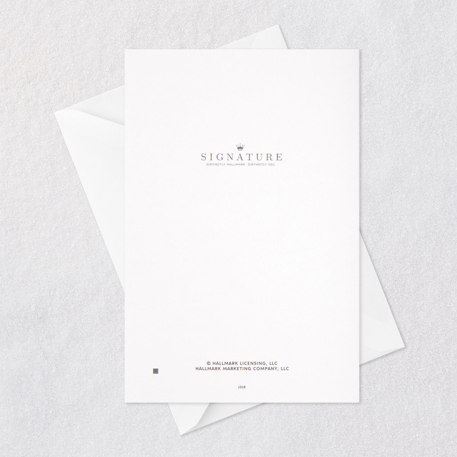 White Church with Gold Flowers Wedding Card Card Back with Envelope image number 7