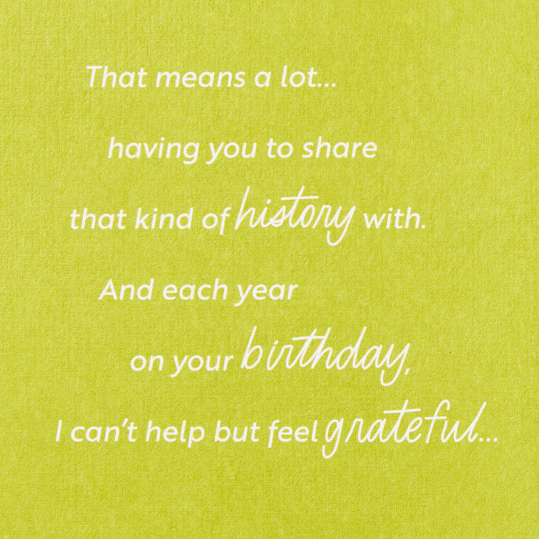 We've Shared So Much Birthday Card for Brother, , large image number 2